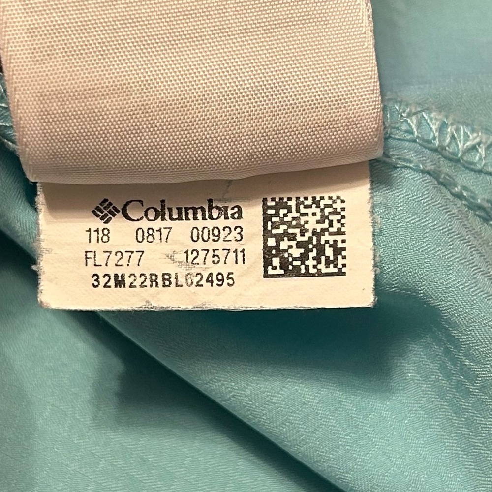 Columbia PFG Shirt Womens Medium Blue Performance Fishing Omni Shade Tamiami II - Picture 11 of 11